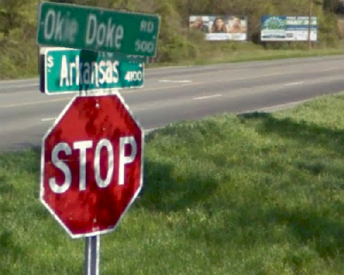 Corner of Okie Doke Road & S. Arkansas – Russellville, AR